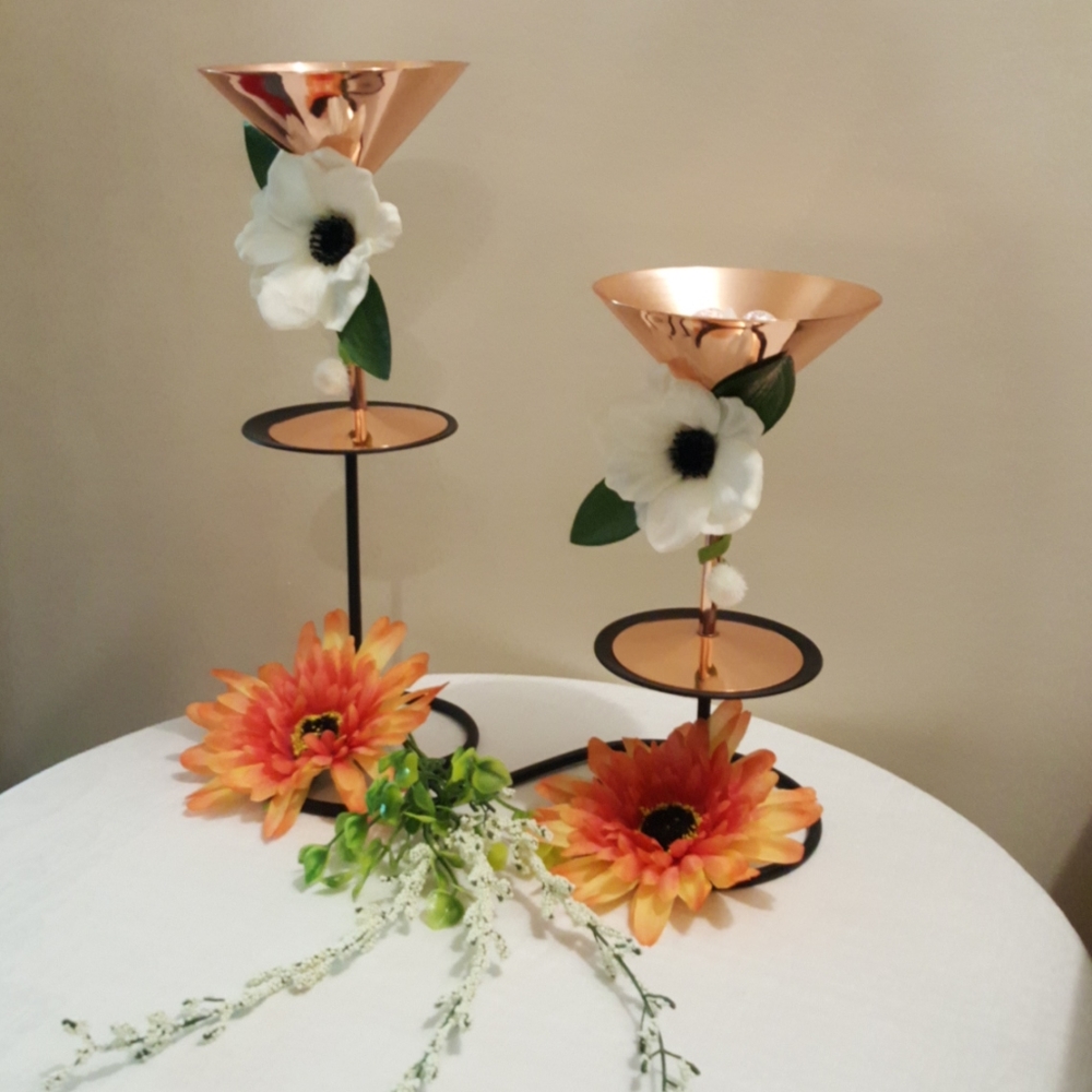 copper martini glasses - Picture 6 of 7